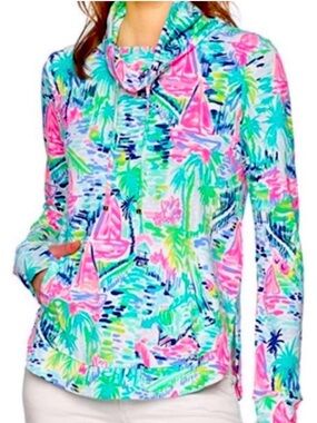 Lilly Pulitzer Fletcher Popover in the "Salt In The Air" Small